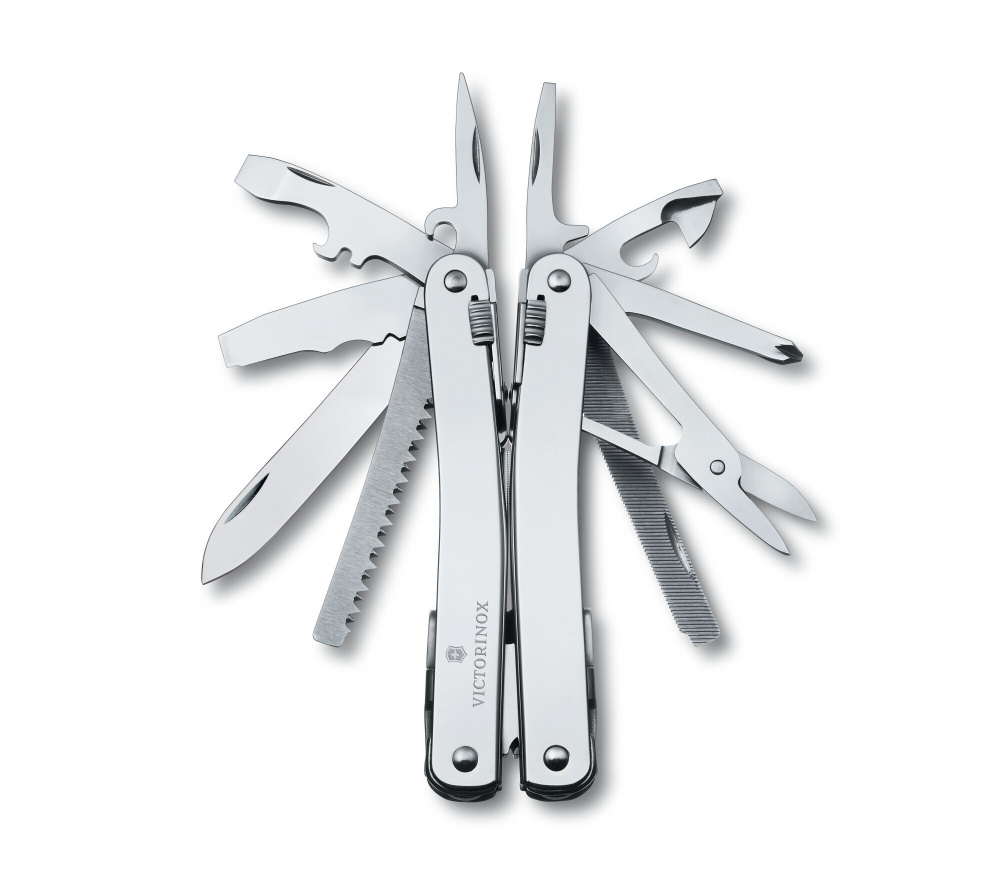 Мультитул Victorinox SwissTool Spirit X (3.0236.L) 105 мм, 36 функций, серебристый. Уцененный товар  #1