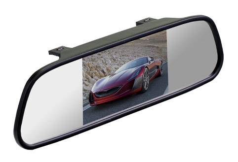 Зеркало заднего вида с монитором Silverstone F1 Interpower IP Mirror 5" 5" 16:9 480x272 4Вт  #1
