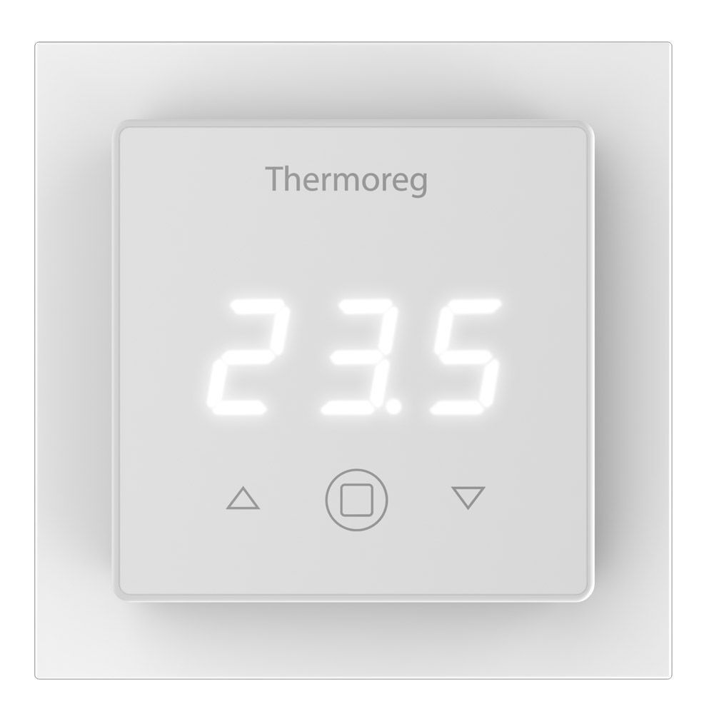 Терморегулятор сенсорный программируемый Thermo Thermoreg TI-300 White  #1