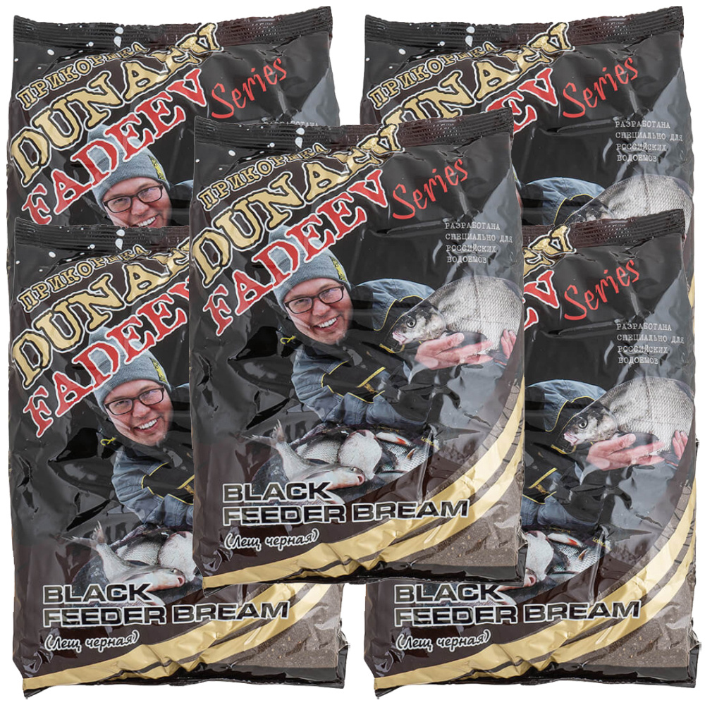 Прикормка DUNAEV-FADEEV Feeder Bream Black (Чёрный Лещ) (5 упаковок/ 5 кг)  #1