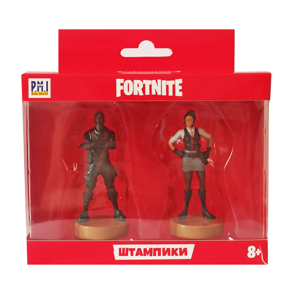 Штампик фигурка Fortnite 2шт 7,5см (2 серия) / Штампики Фортнайт в коробке по 2шт (5215) / Чёрный рыцарь #1