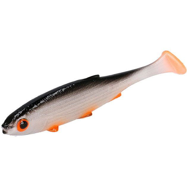 Виброхвост Mikado REAL FISH 13 см., 13,5 г., ORANGE ROACH (4 шт.) #1