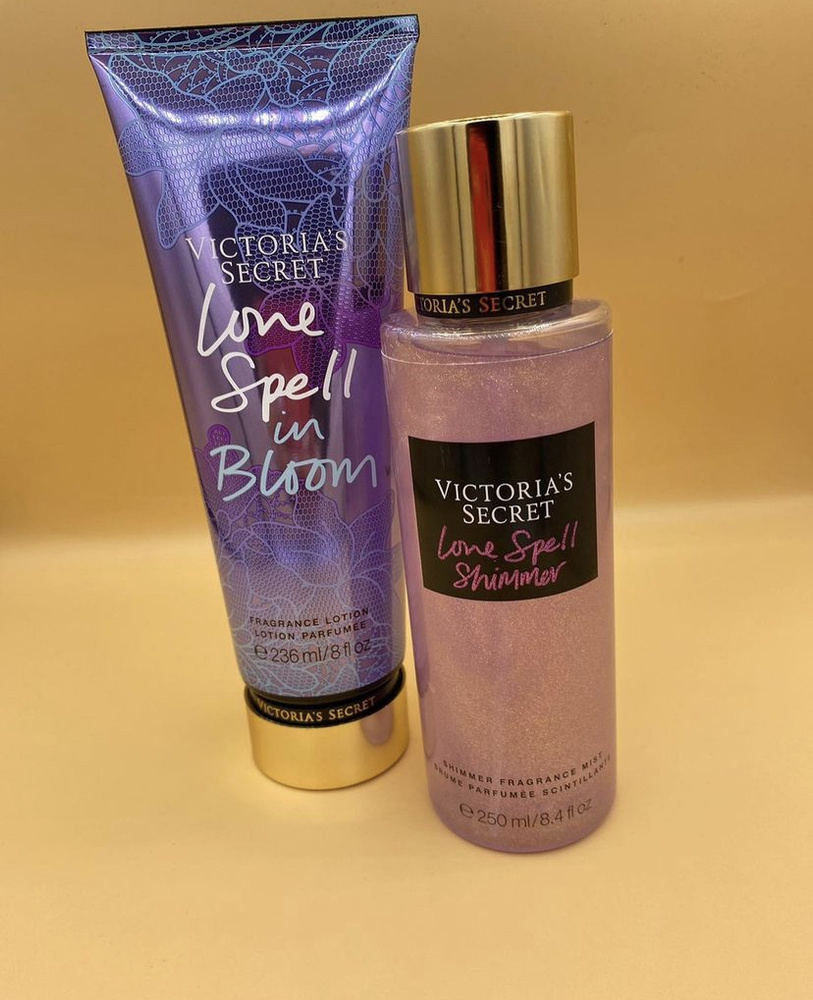 Victoria Secret подарочный набор лосьон + спрей LOVE SPELL IN BLOOM с пакетом Victoria Secret  #1