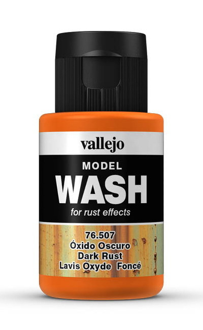Тонирующая Жидкость Vallejo Model Wash Ржавчина Темная 35мл #1