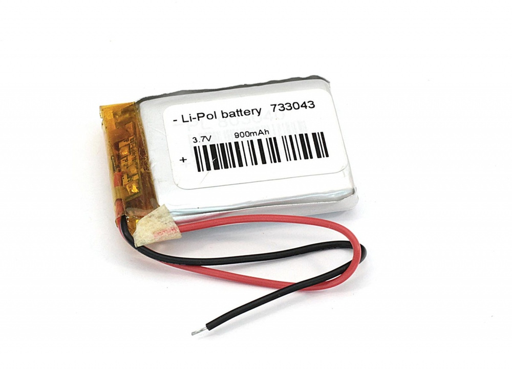 Аккумулятор Li-Pol (батарея) 7.3*30*43mm 2pin 3.7V/900mAh #1