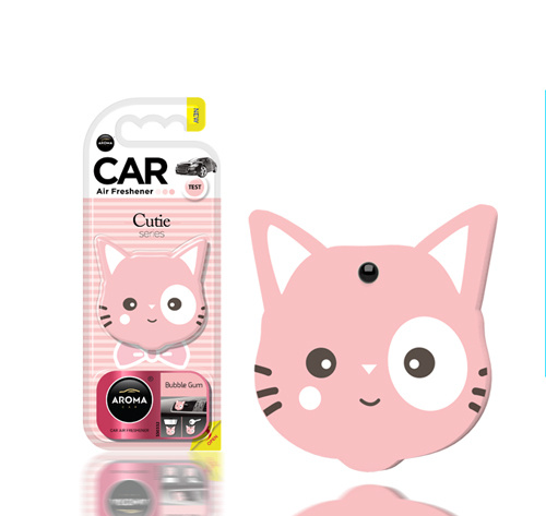 Ароматизатор для автомобиля "Aroma Car" Cutie Cat Bubble Gum, Польша #1
