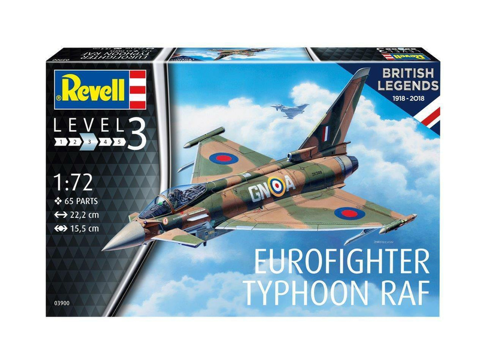 03900 Revell Многоцелевой истребитель Eurofighter Typhoon R British Legends 1918-2018 (1:72)  #1