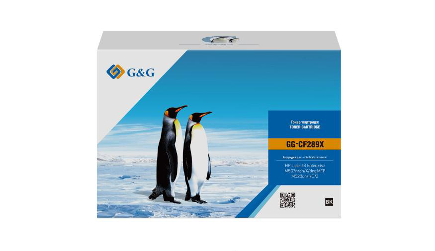 Картридж лазерный G&G GG-CF289X / 89X / CF289X Увеличенной емкости черный 10000 стр. для HP (GG-CF289X) #1