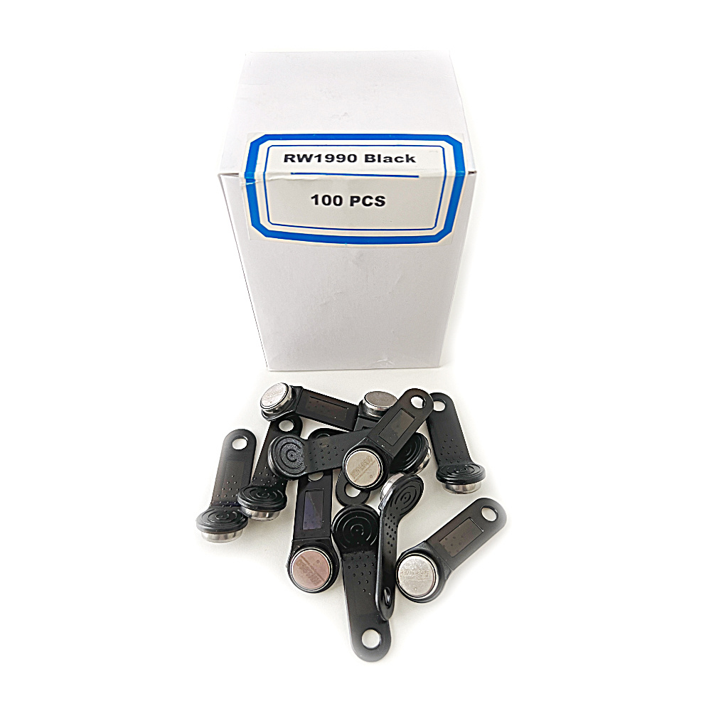 Ключ для домофона RW1990, цвет черный (100 шт), заготовка-таблетка ...