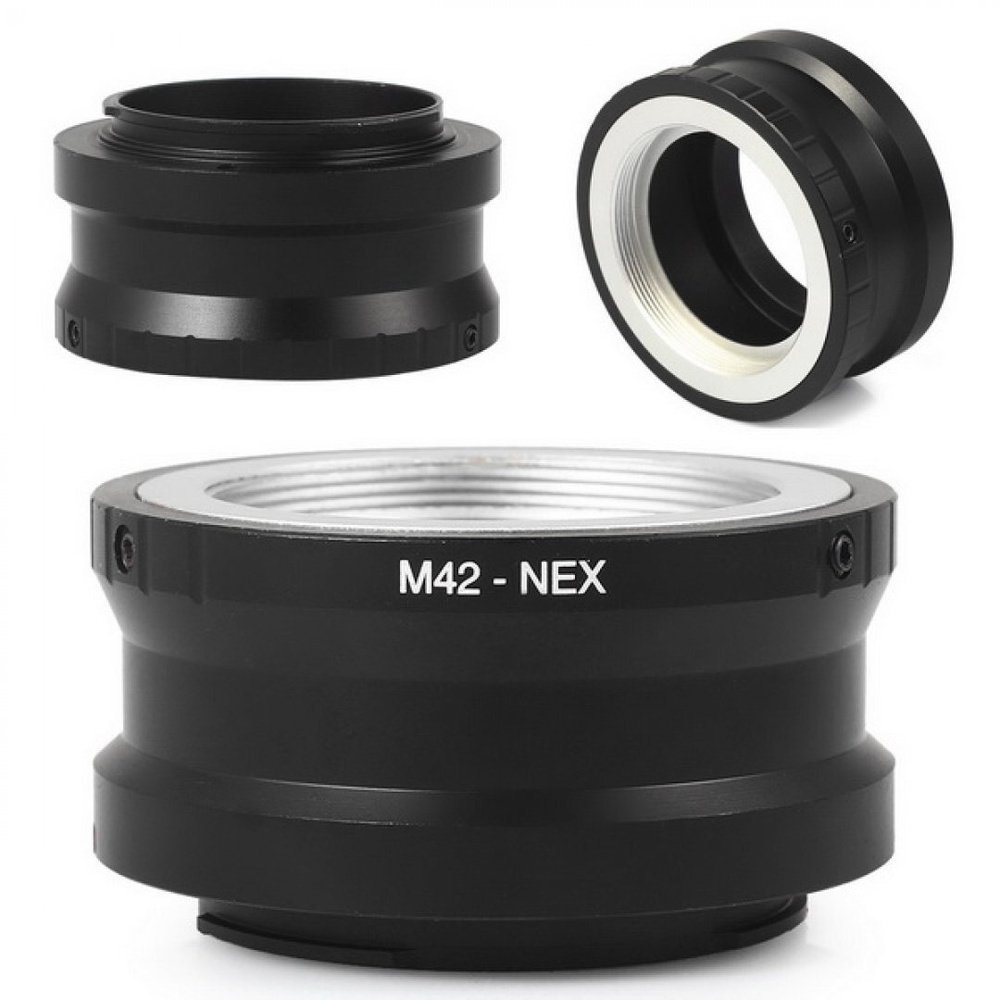 Переходное кольцо M42 - Sony Nex (Sony E), переходник М42 Сони Nex, адаптер фотоаппарата M42  #1