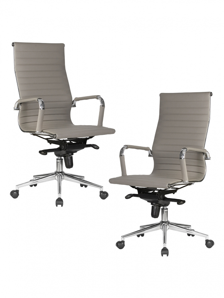 Набор 2 шт. Офисное кресло для руководителей DOBRIN CLARK, LMR-101F, серый  #1