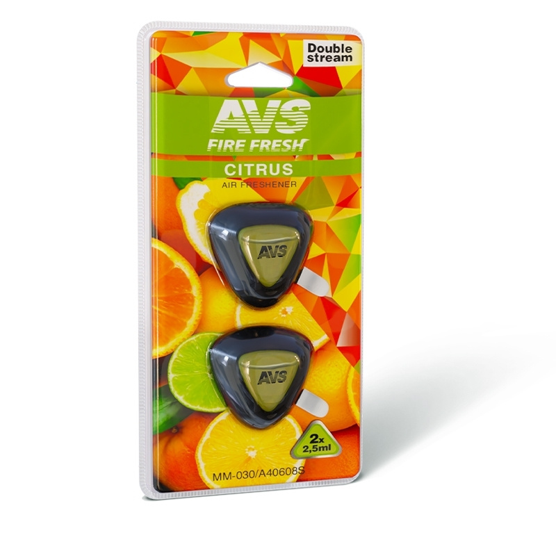 Ароматизатор AVS Double Stream Citrus/Цитрус (мини мембрана) #1