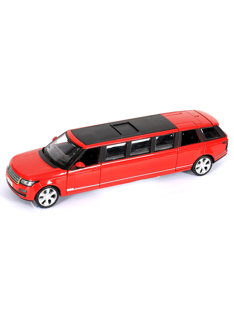 Коллекционная машинка металлическая Лимузин Range Rover, игрушки модели машинок Рэндж Ровер  #1