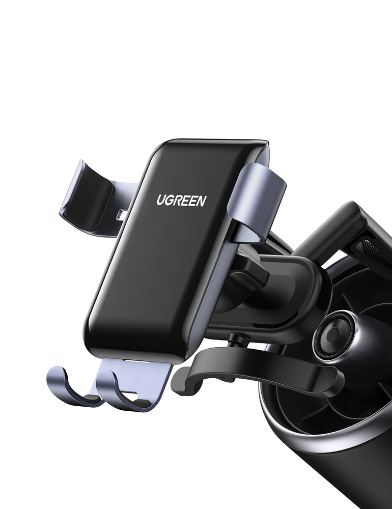 Подставка-держатель UGREEN LP274 (30401) Gravity Phone Holder for Round Air Vent для круглых вентиляционных #1
