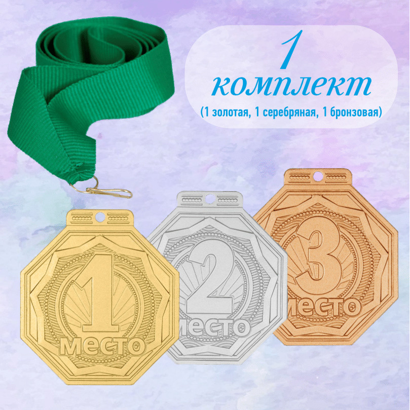 Медали для любых соревнований "1-2-3 места" #1