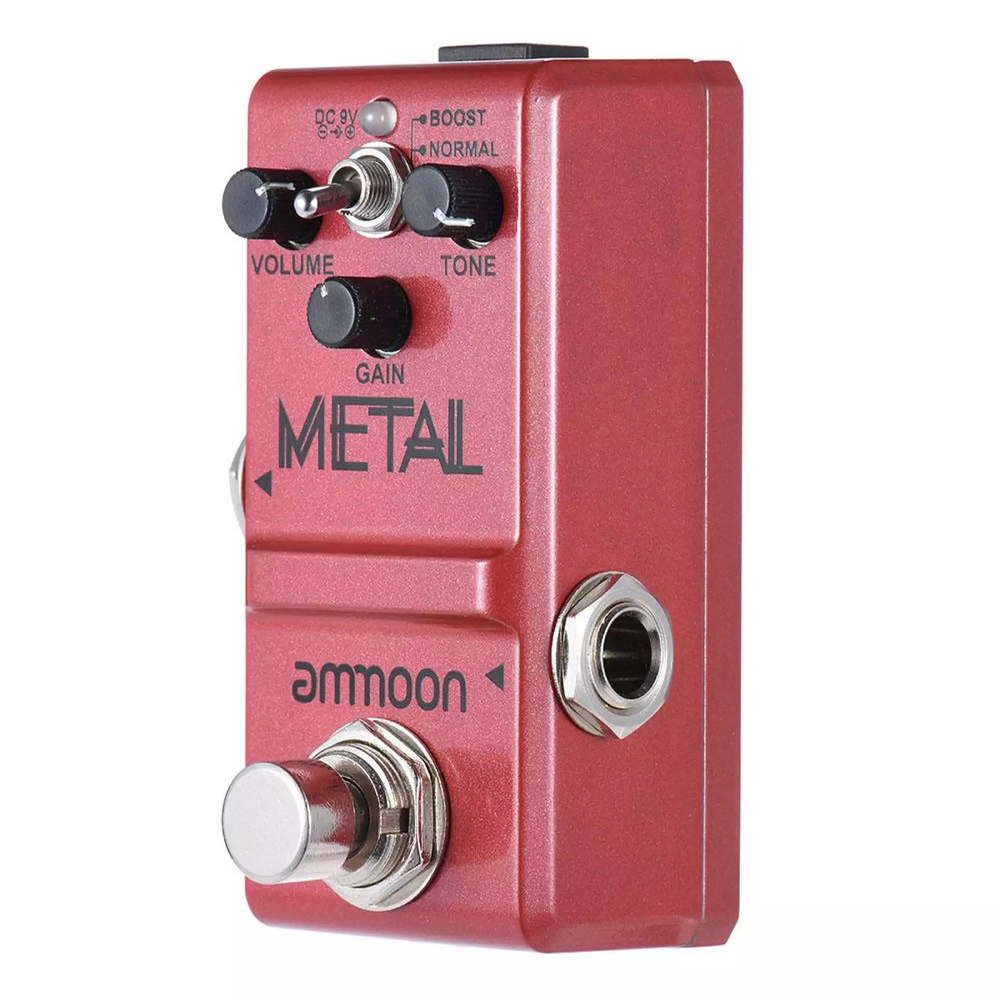 Педаль эффектов ammoon Nano серии Guitar Heavy Metal Distortion Истинный Обход  #1