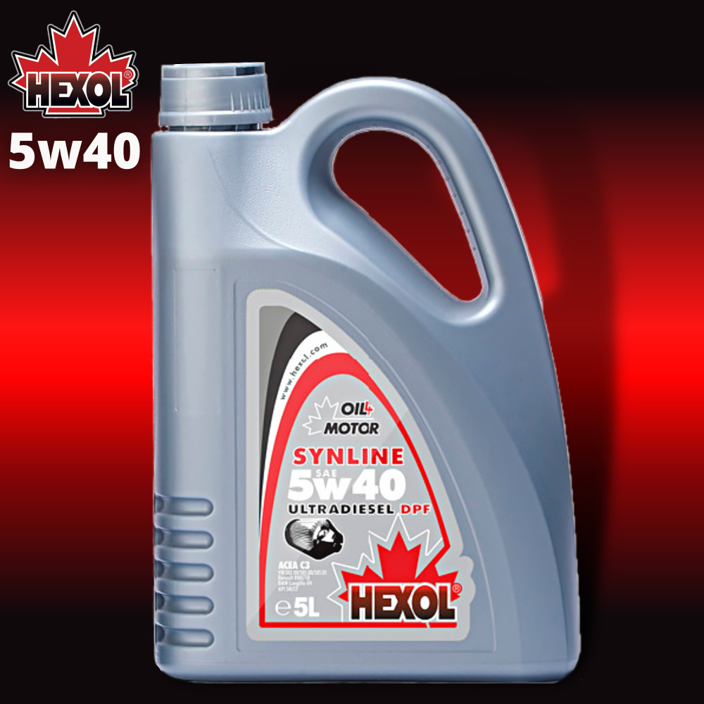 HEXOL SYNLINE ULTRADIESEL DPF 5W-40 Масло моторное, Синтетическое, 5 л #1