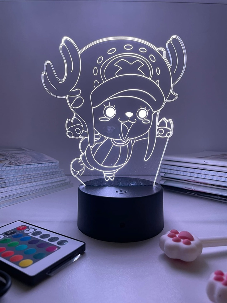 3D светильник-ночник, лампа по аниме: Ван-Пис , One Piece , 16 цветов  #1