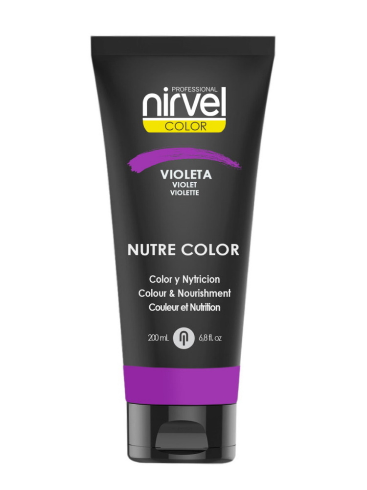 NIRVEL PROFESSIONAL Гель-маска NUTRE COLOR для тонирования волос фиолетовая 200 мл  #1