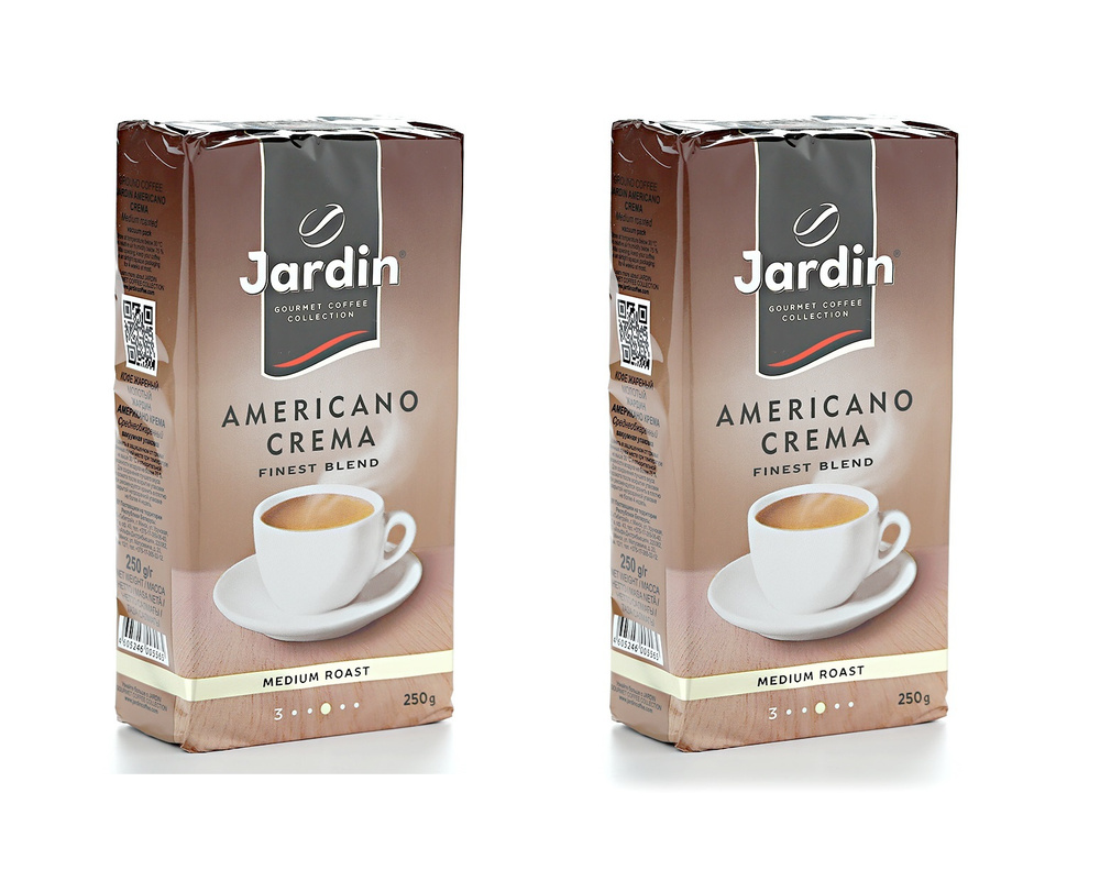 Кофе молотый Jardin Americano Crema (Жардин Американо Крема), 2 шт по 250гр  #1