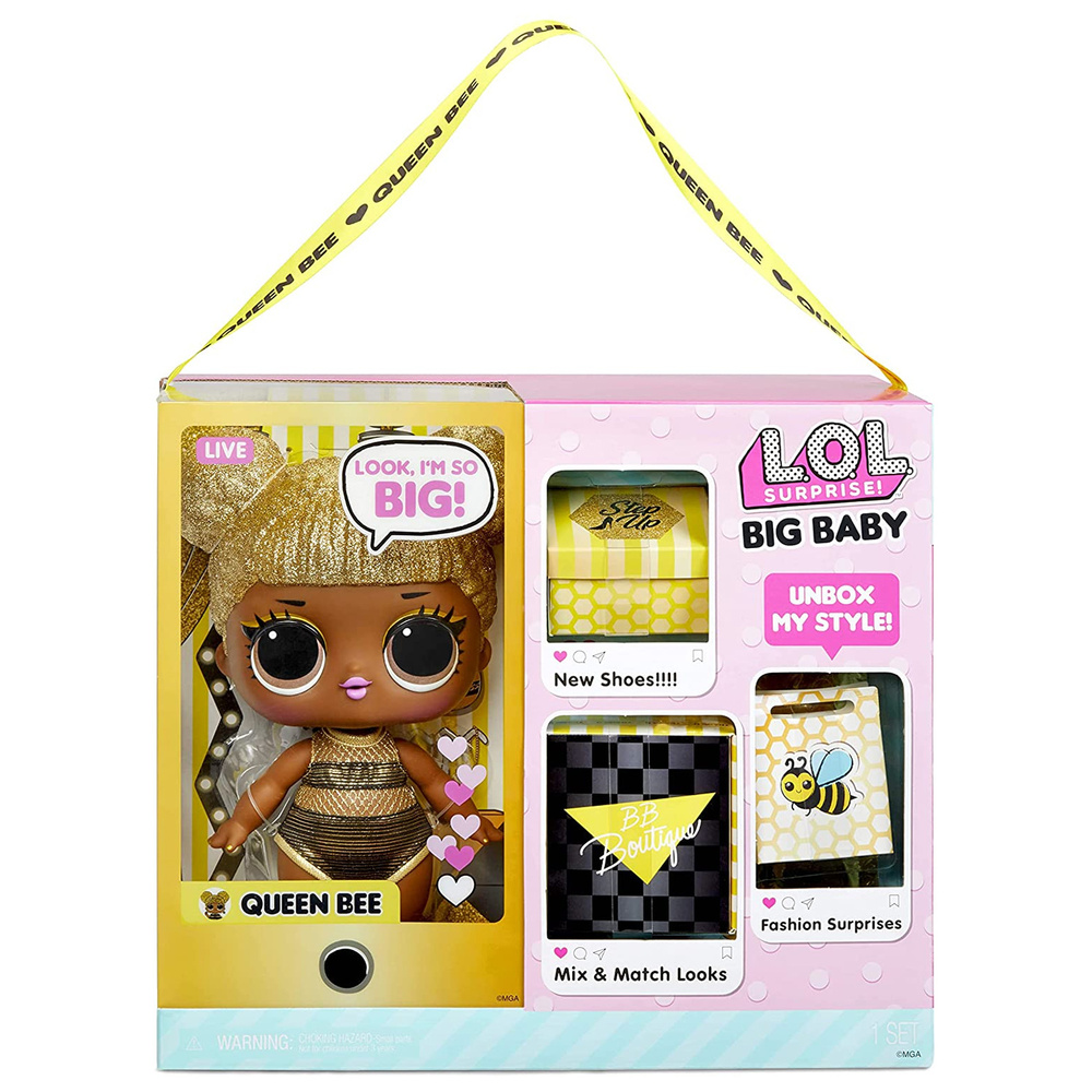 LOL Surprise Big Baby Queen Bee - Кукла ЛОЛ Малышка Биг Бейби Королева Пчел, 578192  #1
