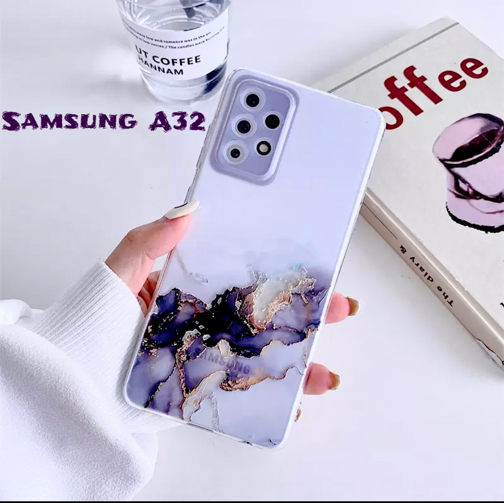 Чехол на Самсунг Галакси А32 / Samsung Galaxy A32 / Бампер защитный,  силиконовый, противоударный - купить с доставкой по выгодным ценам в  интернет-магазине OZON (641680505)