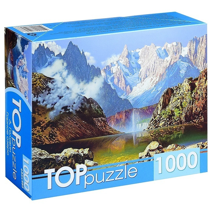 Пазлы Рыжий кот 1000 элементов Toppuzzle "А Головин, Горное озеро" (П1000-1058)  #1