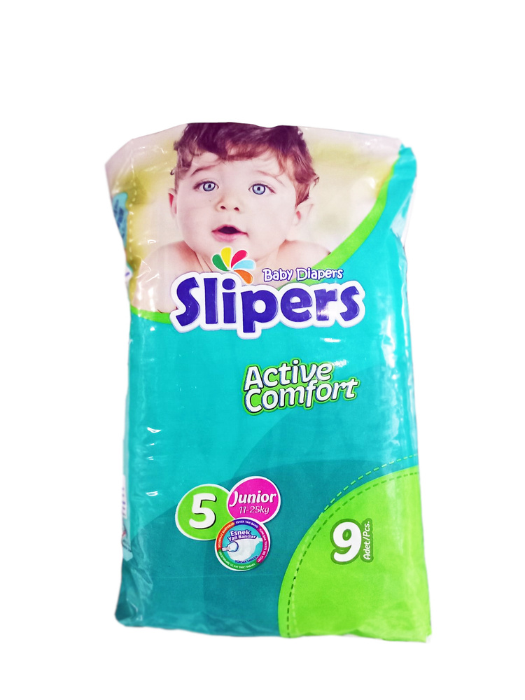 SLIPERS BABY 5 JUNIOR Детские подгузники 11-25 кг 9 шт #1