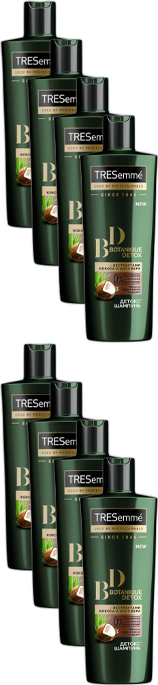 Шампунь TRESemme Botanique detox с кокосом и алоэ вера очищение без силиконов для всех типов волос, комплект: #1