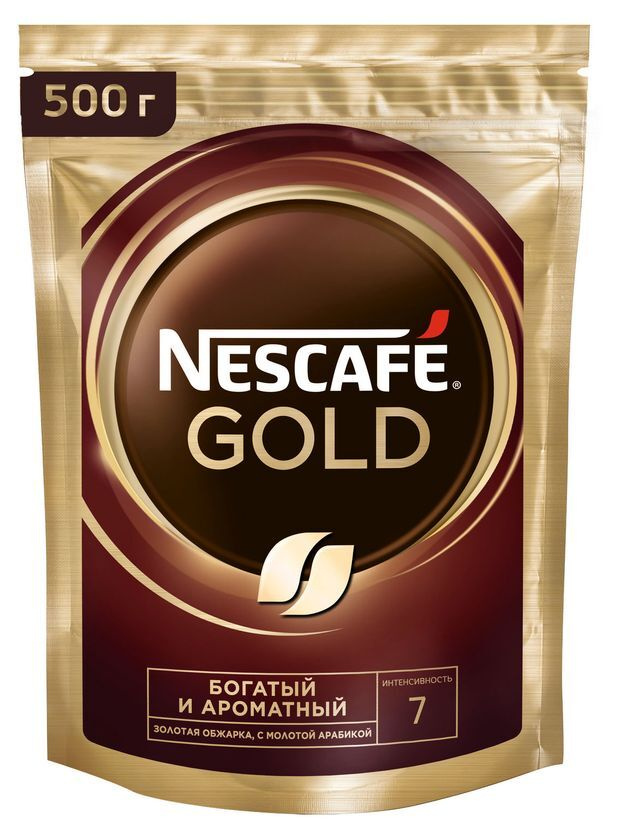 Кофе растворимый Nescafe GOLD, 500 г #1