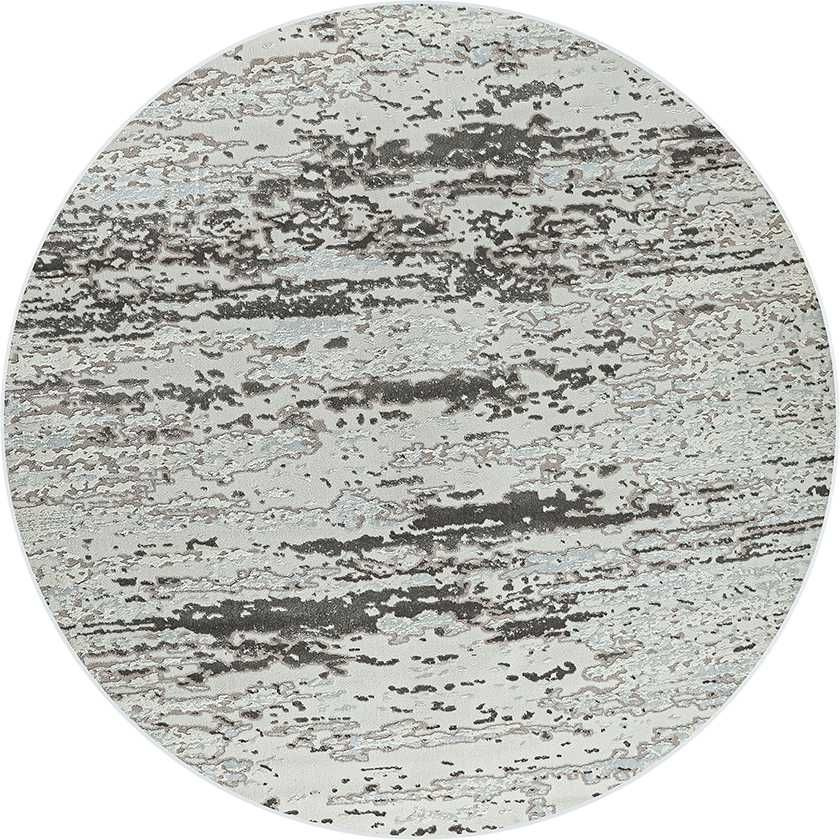 AVALON CARPET Ковер Rimma Lux (Римма люкс) серый и бежевый с рельефным ворсом, современный, с полосками, #1