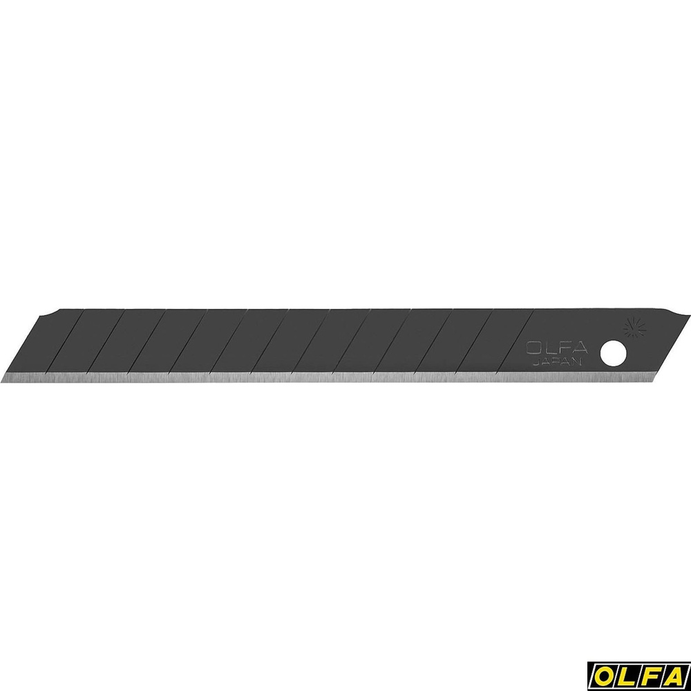 Лезвие сегментированное для ножей OLFA 9 х 80 х 0.38 мм, BLACK MAX #1