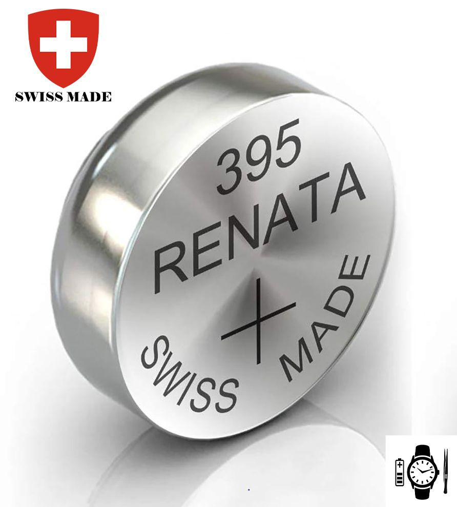 Renata Батарейка 376, 377 (SR66, SR626), Серебряно-цинковый тип, 1,55 В, 1 шт  #1