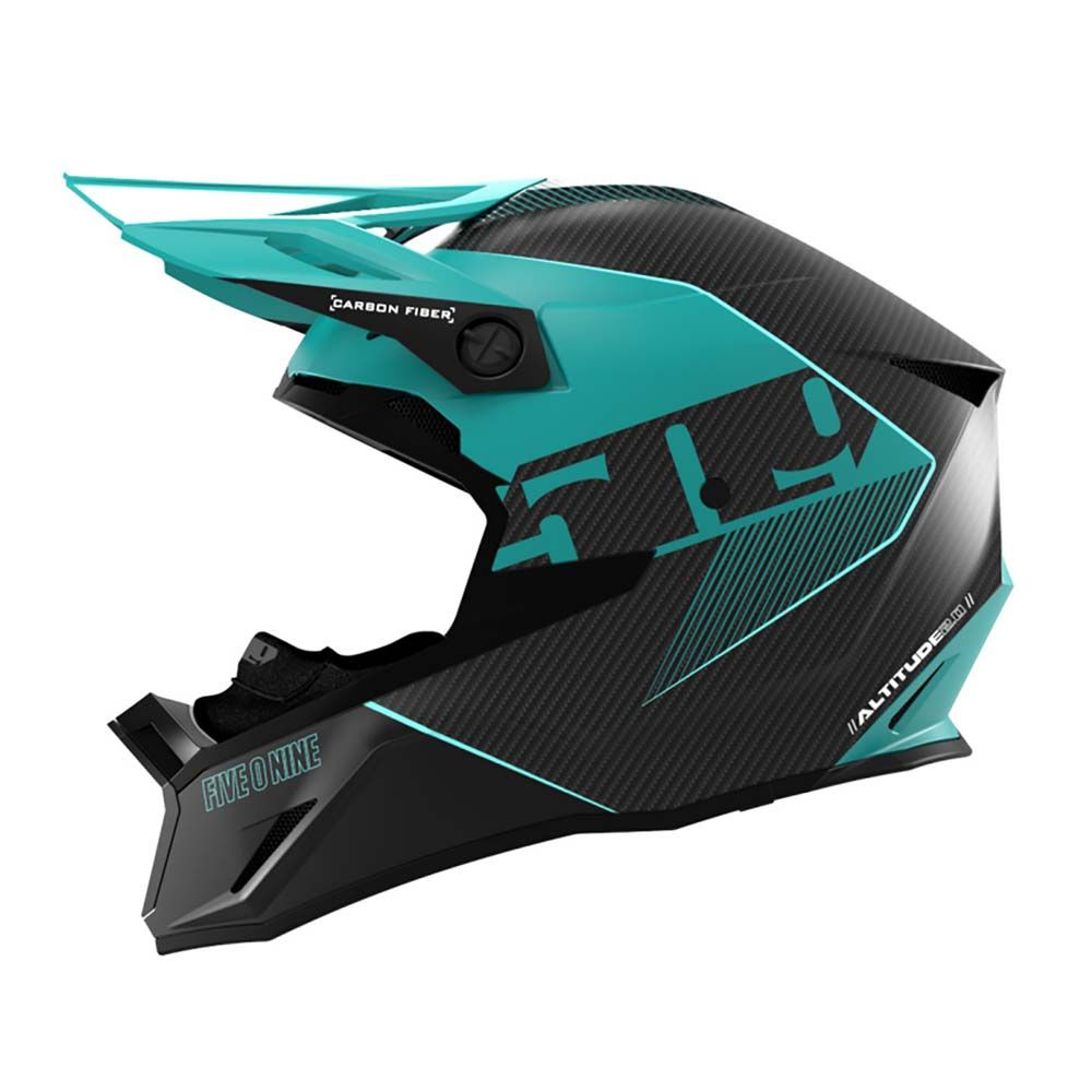 Шлем для снегохода 509 Altitude 2.0 Carbon Fiber 3K Hi Flow, Emerald, XXXL #1