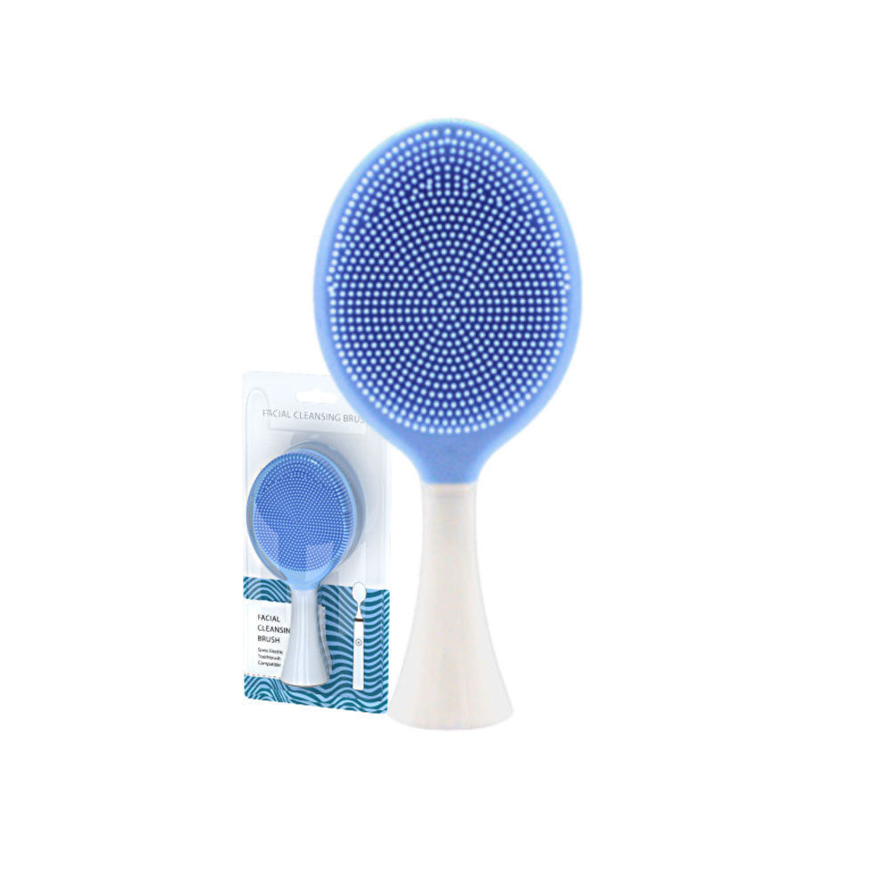 Силиконовая насадка для электрической зубной щетки, щетка для массажа и чистки лица  #1