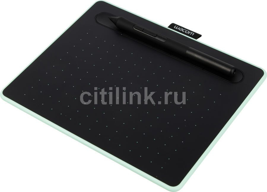 Графический планшет WACOM Intuos (Intuos CTL-4100WLE-N-pistachio) фисташковый - беспроводной, ввод - #1