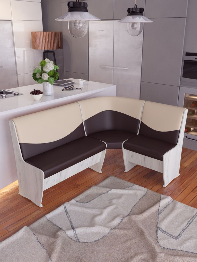 Мягкий уголок СУ4 угловой диван на кухню в гостиную #1