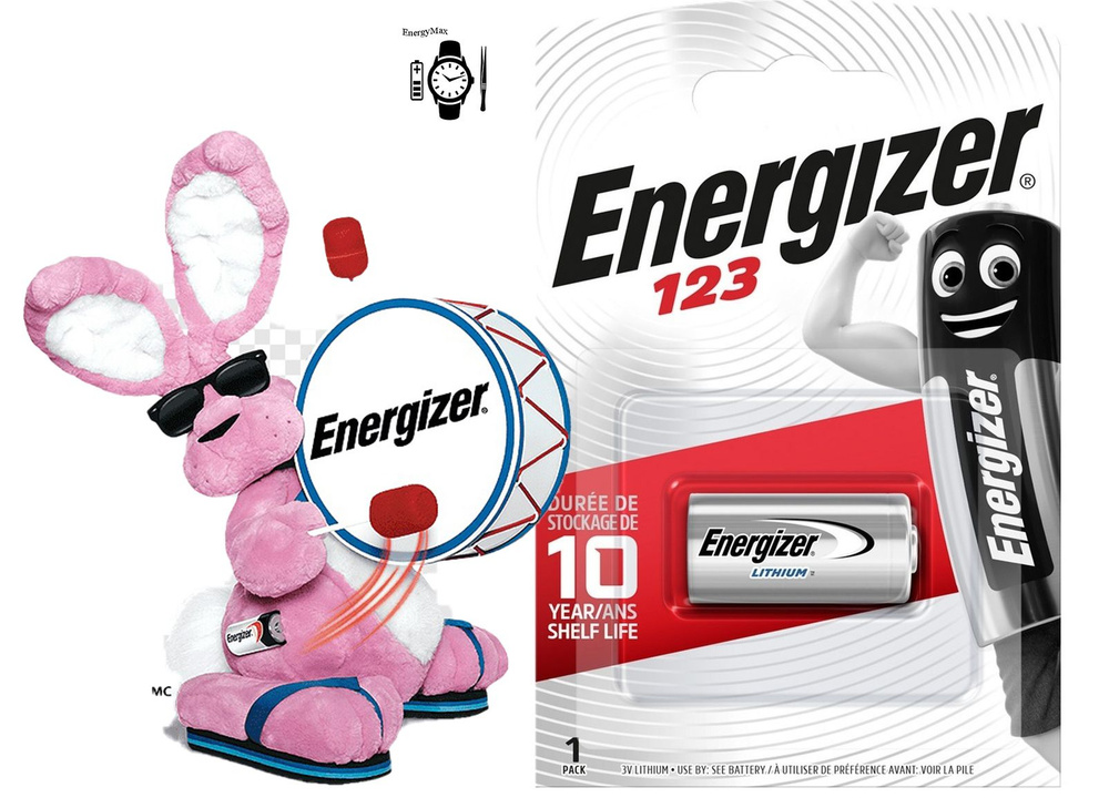 Energizer Батарейка 16340 (Tenergy 30200, R123, CR123), Литиевый тип, 3 В, 1 шт  #1