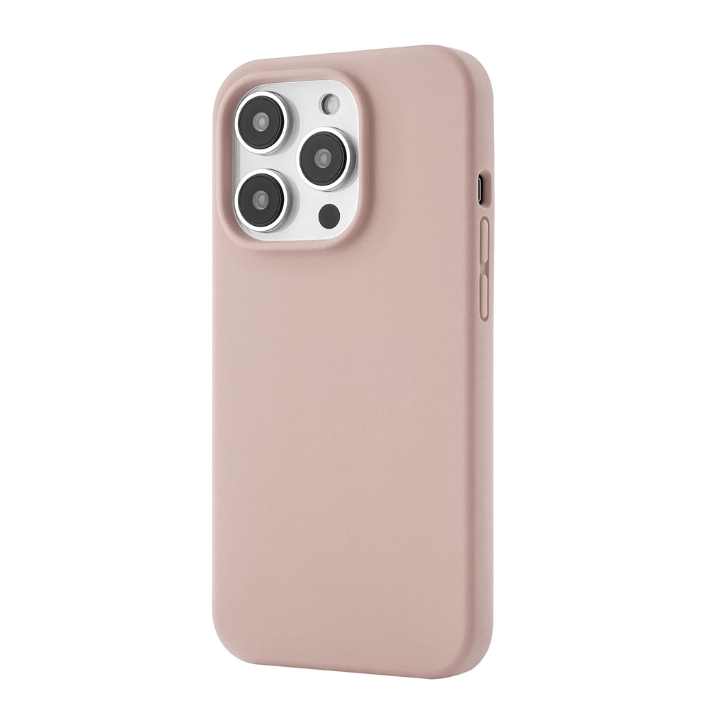 Чехол защитный uBear Touch Case для iPhone 14 Pro, силикон, софт-тач, розовый  #1