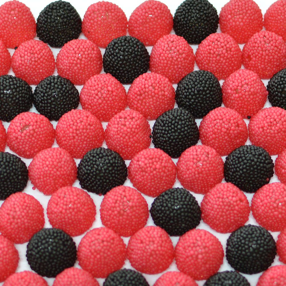 Мармелад жевательный "Красные и черные ягоды в обсыпке" 1,625кг FINI Испания  #1