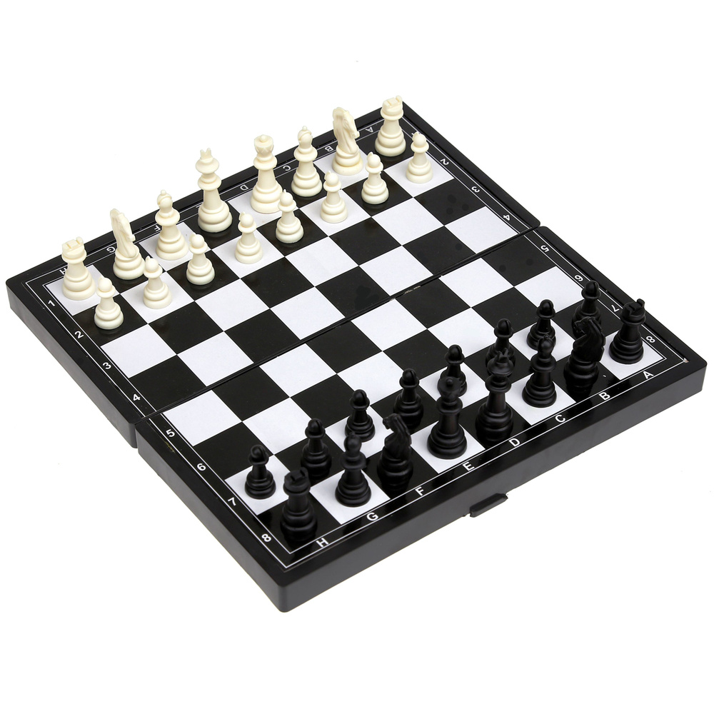 Набор настольных игр 3в1 (шахматы, шашки, нарды), магнитные 19х19 см.  #1