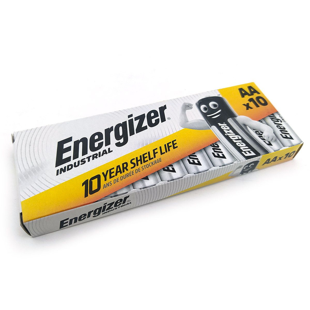 Батарейка (10шт) ENERGIZER LR6 AA E91 Industrial 1.5В щелочная (алкалиновая) в боксе  #1