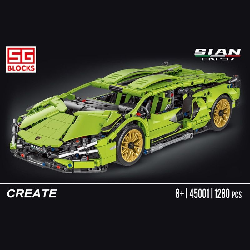 Конструктор MK23 "Lamborghini Sian FKP 37 1:14", 1280 деталей #1