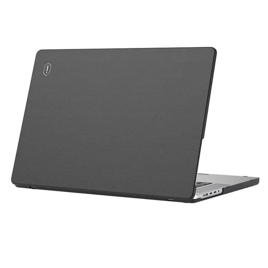 Чехол для ноутбука кожаный WiWU Leather Shield для Macbook Pro 16.2" (2021) - Черный  #1