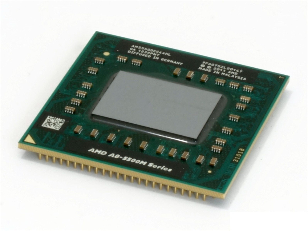 AMD Процессор для ноутбука A8 5550M ( 2,1Ghz, FS1, 4Mb, 4C/4T, GPU ) OEM (без кулера)  #1