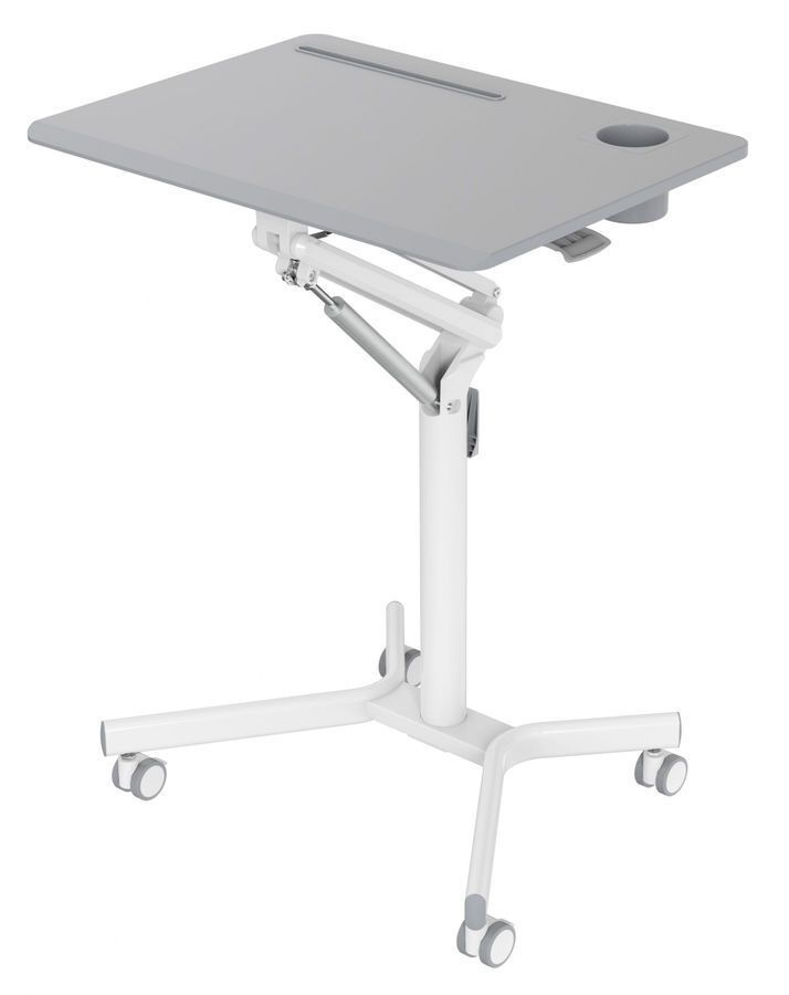 Стол для ноутбука Cactus CS-FDS101GWD / VM-FDS101B столешница МДФ цвет серый, размер 70x52x106 см (CS-FDS101WGY) #1