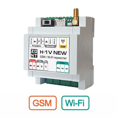 ZONT H-1V NEW GSM/Wi-Fi - термостат для управления газовыми и электрическими котлами  #1