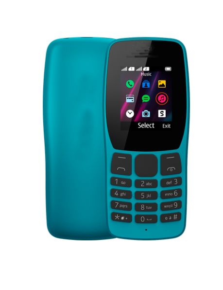 Телефон кнопочный Nokia 106 Dual Sim / Мобильный телефон Нокиа 106 Две Сим-карты , синий  #1