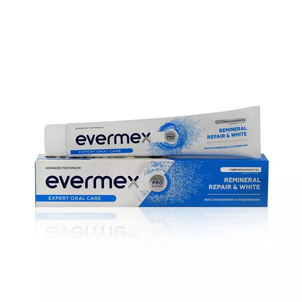 Зубная паста Evermex "Remineral Repair & White" 75мл арт. ERW01 #1