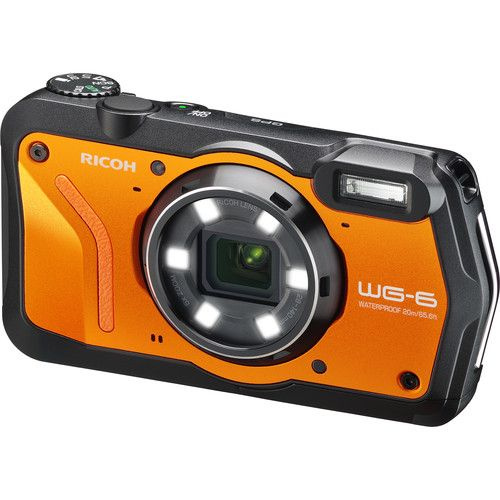 Защищенный фотоаппарат Ricoh WG-6 GPS, оранжевый, черный #1